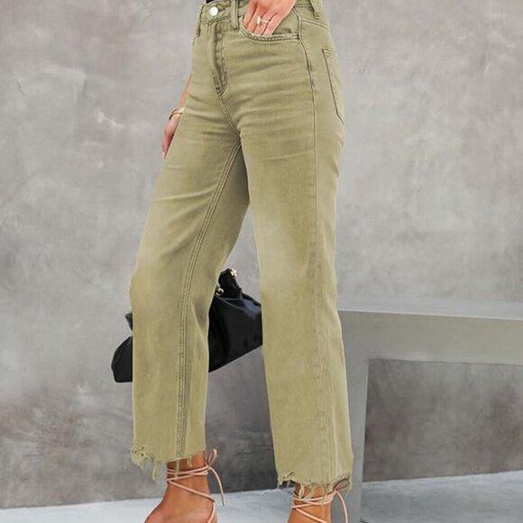 Lolong Denim - 💚 LOLONG High Waisted Crop Flare Jeans – NWT 💚
